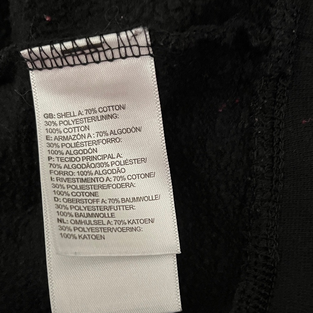 The North Face Black Hoodie with Gold Logo - Picture 5 of 5
